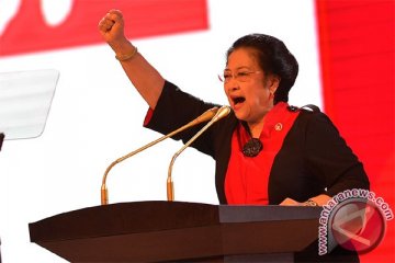 Megawati Soekarnoputri simulasi pencoblosan di #KonserGue2