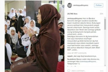 Annisa Pohan minta maaf soal kemarahannya di Path