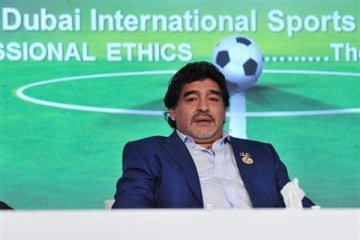Maradona beri dukungan moral setelah Argentina kalah telak