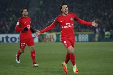 Cavani pencetak gol terbanyak Ligue 1 Prancis