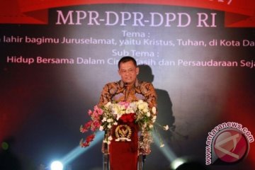 Panglima TNI hadiri Perayaan Natal di Kompleks Parlemen