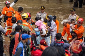 BNPB: 1.178 rumah terendam akibat luapan Ciliwung