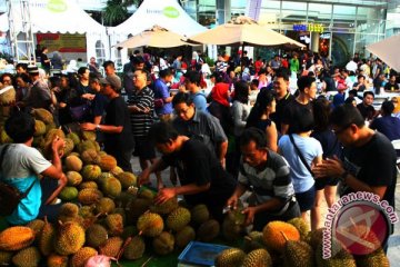 Ribuan turis lokal dan asing meriahkan festival durian Bintan
