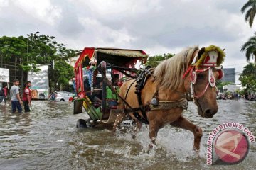 Sebagian Jakarta tergenang