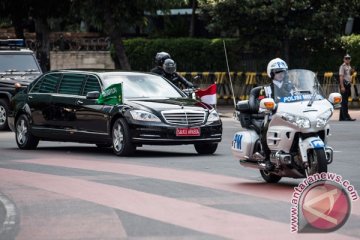 Polisi siapkan pengalihan arus saat konvoi Raja Salman