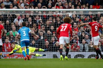 MU imbang 1-1 lawan Bournemouth, Ibrahimovic gagal penalti