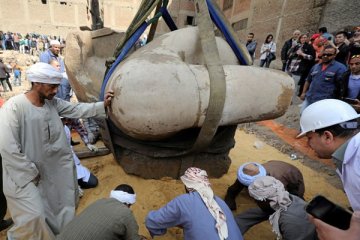 Mesir pindahkan patung Firaun Ramses II ke museum baru