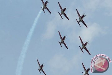 Jupiter Aerobatic Team TNI AU tampil di Langkawi Malaysia