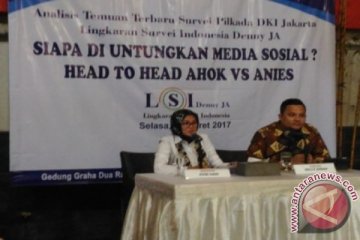 Survei: mayoritas pemilih Jakarta aktif di medsos