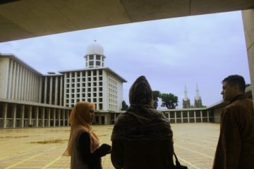 Turis non-Muslim yang kunjungi Istiqlal naik 100%