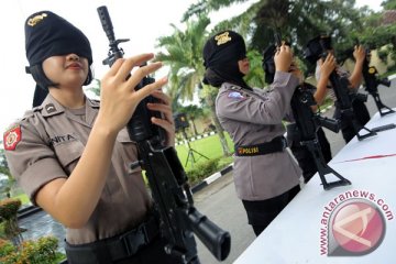 Jumlah polwan hanya lima persen Polri