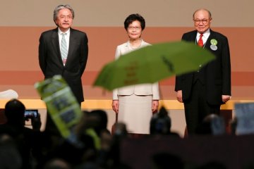 Pemimpin baru Hong Kong janji atasi perpecahan
