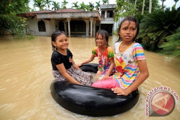 Banjir rendam ratusan rumah di Timika