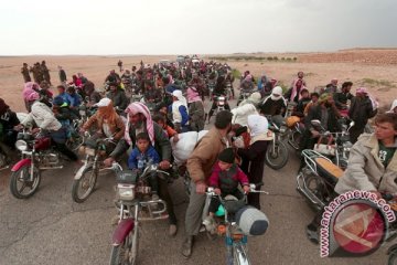 200.000 warga Suriah mengungsi dari Raqqa