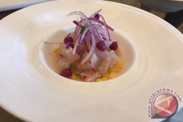 Ceviche, ikan mentah berbumbu susu macan khas Peru