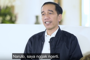 Presiden Jokowi tak tahu Naruto