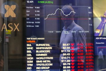 Bursa Australia jatuh, Indeks ASX 200 ditutup turun 24,80 poin