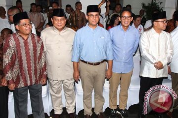 Ketum PAN dan PKS hadiri Rakornas Gerindra