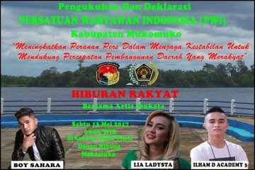 Pengukuhan dan Deklarasi PWI Mukomuko