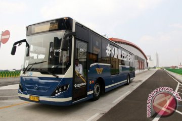 Transjakarta tambah bus menuju Jakarta Fair Kemayoran