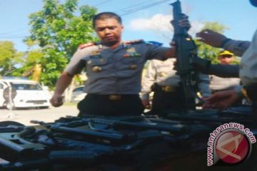 Pengecekan Senjata Laras Panjang Jelang Pilkada 2018