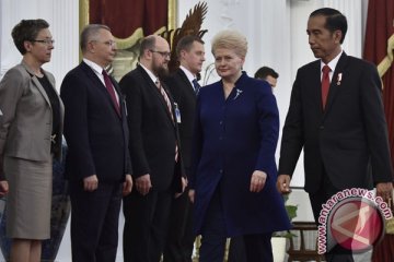 Presiden Jokowi terima kunjungan kenegaraan Presiden Lithuania