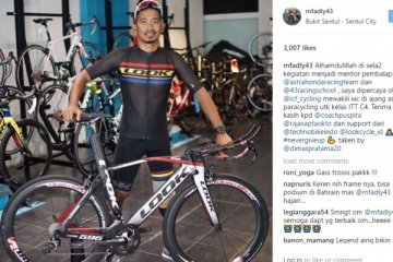 M Fadli lanjutkan karir balap dengan satu kaki 