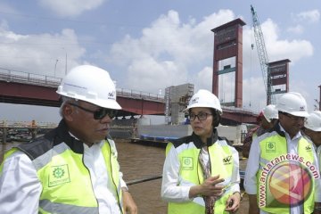 Tinjau LRT Palembang