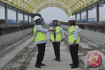Tinjau LRT Palembang