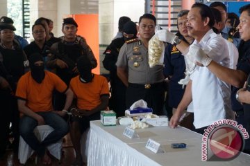 Tim gabungan gagalkan penyelundupan sabu dalam kapsul