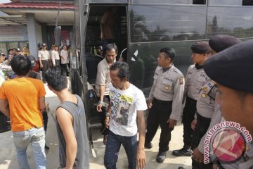 Empat tahanan Rutan Palembang yang kabur tertangkap