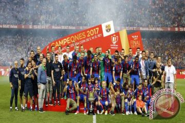 Tinta emas Barcelona dalam Copa del Rey