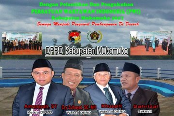 Pengukuhan PWI Mukomuko