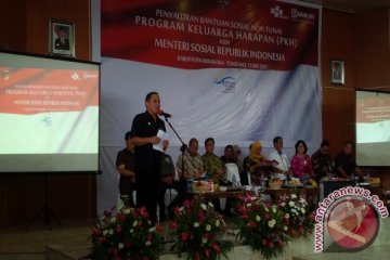 Sambutan Bupati Minahasa saat Kunjungan Mensos di Minahasa