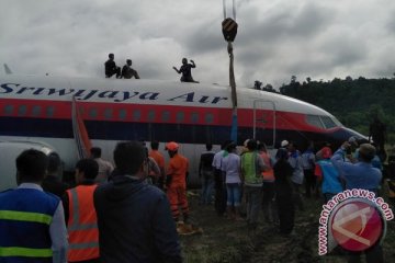 Sriwijaya tergelincir, seluruh penerbangan dibatalkan di Manokwari