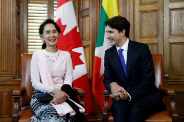 PM Kanada desak Suu Kyi akhiri kekerasan di Myanmar