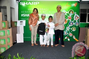 Sharp bersedekah ajak konsumen berdonasi