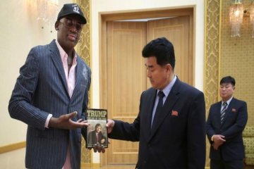 Rodman hadiahkan buku karya Trump untuk Kim Jong-Un