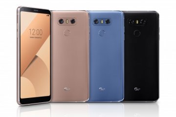 LG luncurkan G6+ dengan lebih banyak memori dan warna baru