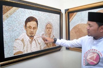 Walikota Bogor Kunjungi Pelukis Cangkang Kulit Telur