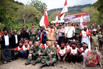 Pelajar di Puncak Jaya-Papua diberi materi wawasan kebangsaan