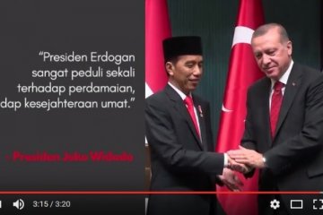  Jokowi bikin vlog bareng Erdogan