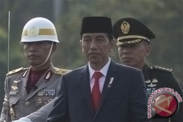 Presiden Jokowi pimpin HUT ke-71 Polri