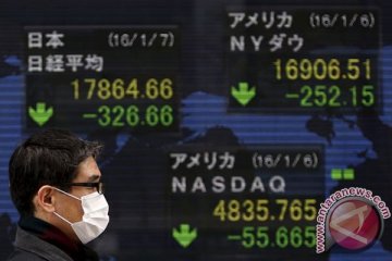 Bursa saham Tokyo ditutup lebih rendah