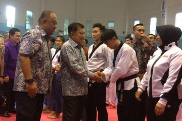 Wapres Jusuf Kalla optimistis taekwondo-voli raih emas SEA Games
