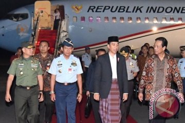 Presiden Jokowi bermalam di Yogyakarta