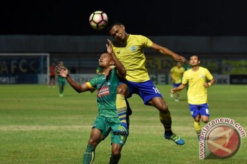 Persegres GU imbang lawan Sriwijaya 1-1