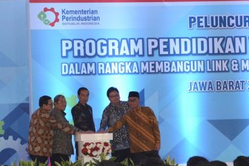 Presiden Jokowi hadiri peluncuran program vokasi industri