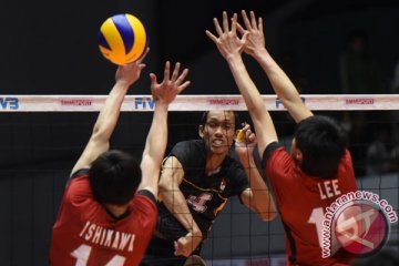 Indonesia takluk 0-3 kepada Jepang pada Voli Asia Ke-19