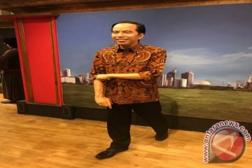 Patung Lilin Jokowi di Madame Tusauds sudah pakai baju batik
